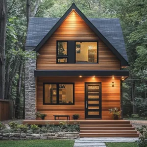 A-Frame Glow in the Forest