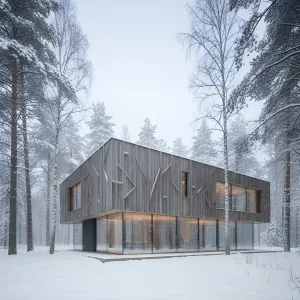 Frosted Timber Stilt House