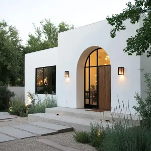 Modern Spanish House With Chic White Exterior
