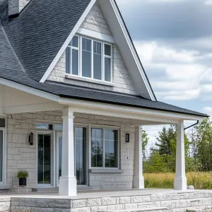 Daydream Stone Cottage with a Bright Porch