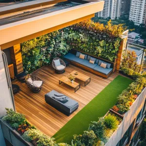 Urban Jungle Getaway: A Rooftop Retreat