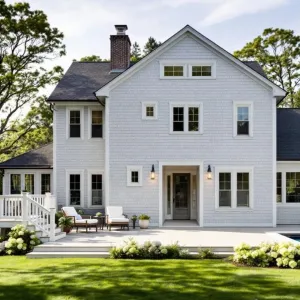 Crisp Shoreside Oasis with a Hint of Whimsy