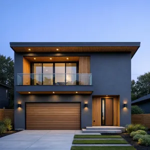 Nordic Flatroof Cedar Framed Townhome