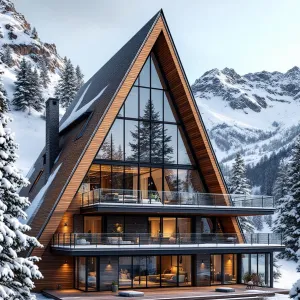 A-Frame Haven in Snowy Splendor