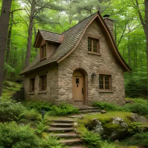 Idyllic Stone Cabin in the Glade