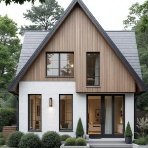 Nordic Gable Perfection: A Cottage Symphony