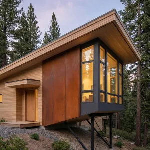 Cantilevered Forest Overlook Retreat