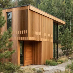 Slender Cedar Woodland Loft House