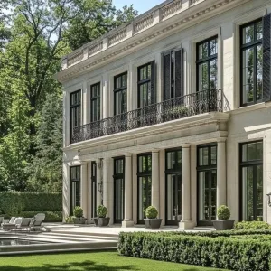 Serene Columned Oasis