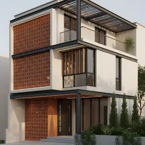 Terracotta Screen Urban Hideaway