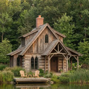 Woodland Chapel Cabin By The Water