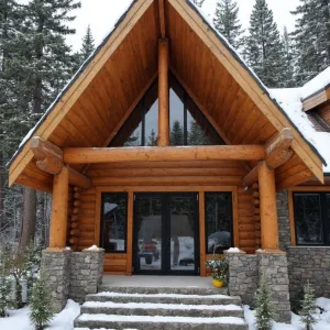 Log Haven Winter Lodge