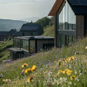 Eco Paradise on a Flowery Slope