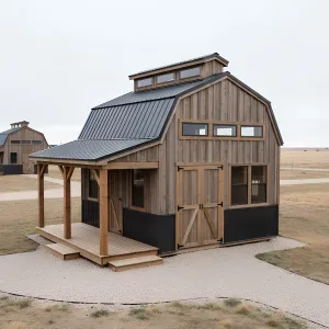 High-Plains Monitor-Roof Barn Shed
