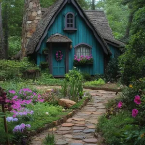 Whimsical Enchantment in Forest Green