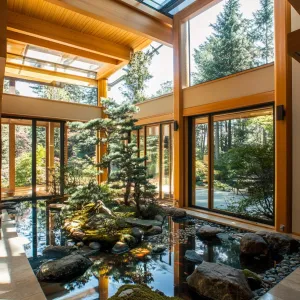Sunlit Sanctuary: A Timber Wonderland