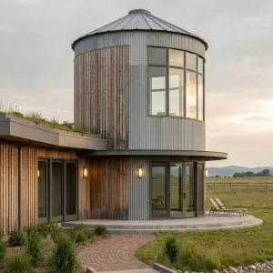 Pasture Light Cylindrical Loft House