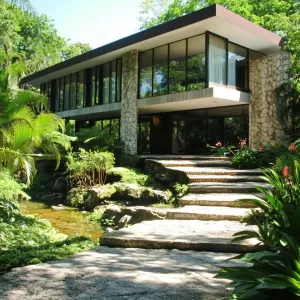 Mid Century Marvel Nestled in Nature