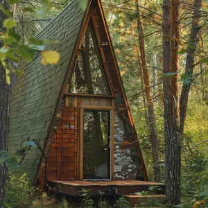 Tiny A-frame Cabin On Wheels