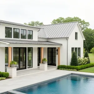 Luxurious Plunge in Pastoral Splendor