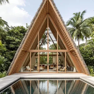 An A-Frame Affair: Glass and Grass