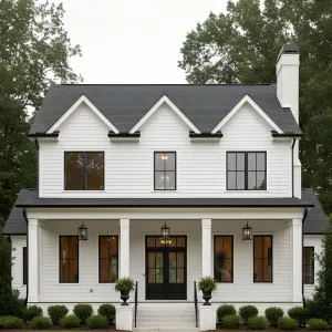 Broad Porch, Crisp Gable Rhythm
