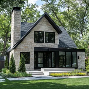 Charming Stone Cottage With Modern Flair