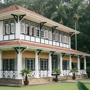Savannah Lattice Colonial Villa