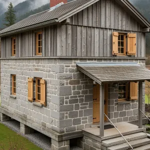 Whimsical Stone Cottage Amongst the Pines