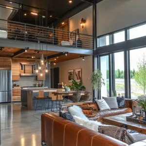 Lofty Chic: A Stylish Sanctuary