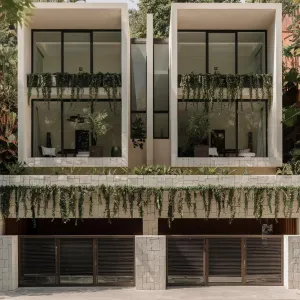 Twins in Tranquility: A Verdant Vista