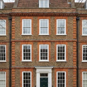 Georgian Brick Townhouse Elegance
