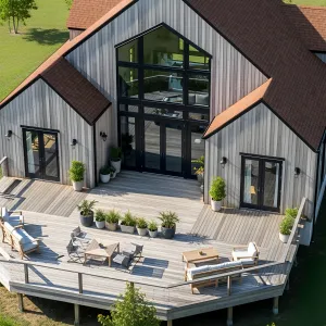 U-Shaped Retreat With a View