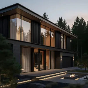 Ebony Horizon Lantern House