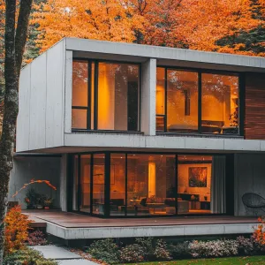 Concrete and Glass Blend