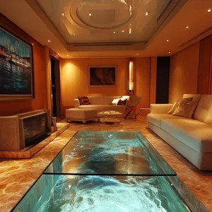 Floating Villa With Glass Floors