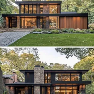 A Woodland Dwelling with Flair