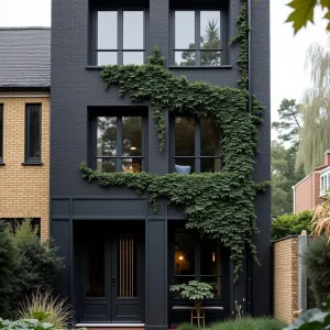 The Ebony Entourage: Where Ivy Meets Edifice