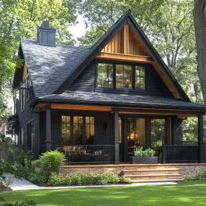 The Enigmatic Charcoal Chalet