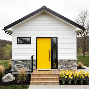 Modern Cottage Charm with Daffodil Delight