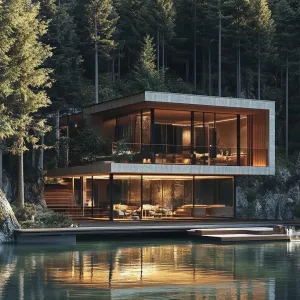 Sylvan Lakefront Lantern House