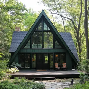 A-Frame Serenity Amidst the Trees