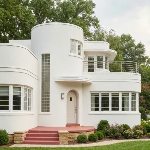 Snowcrest Roundtower Deco Cottage