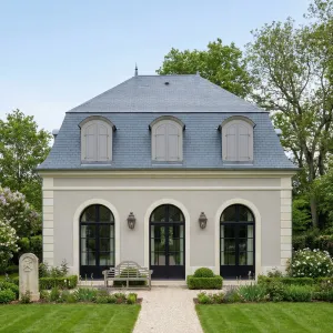 Garden Courtyard Slate Mansard Pavilion