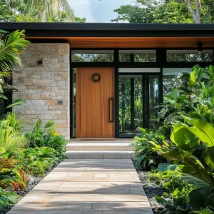 Welcome to the Wooded Wonderland: A Tropical Entrance
