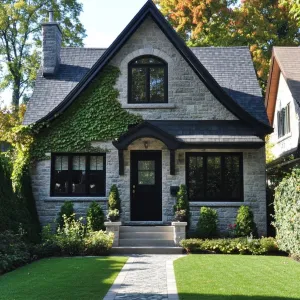 Stone Cottage with a Green Cloak