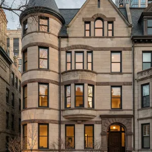 Urban Fairytale Turreted Stone Townhouse