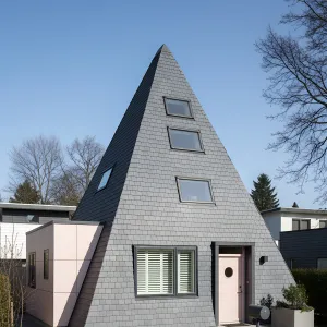Slate-Stacked Urban Tepee Cottage