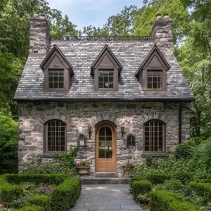 Aged Stone Cottage Whispering Secrets
