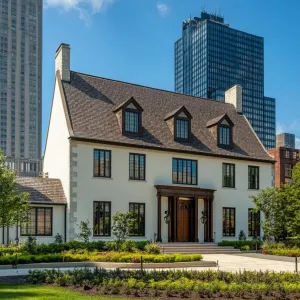 Urban Manor Amidst Giants